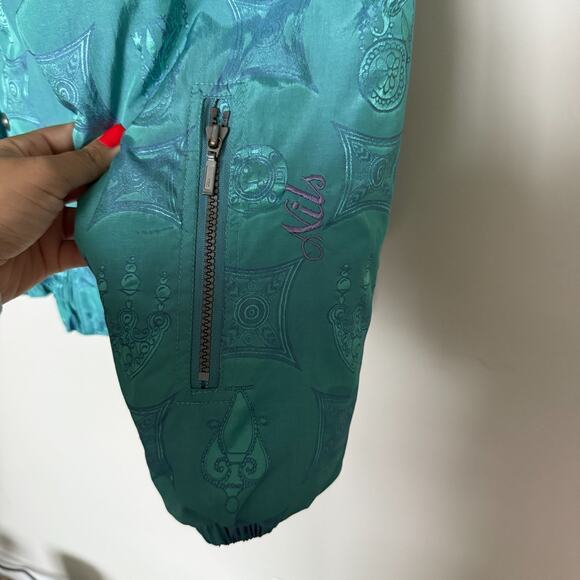 Vintage Nils Womens Ski Puffer Jacket 12 Blue 90s Y2K Retro Nostalgia Outdoor - Picture 5 of 12